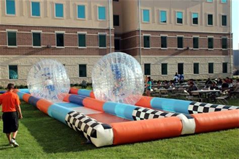 Zorb Ball Race Track Inflatable Zorbing Racing Course Human Hamsterball