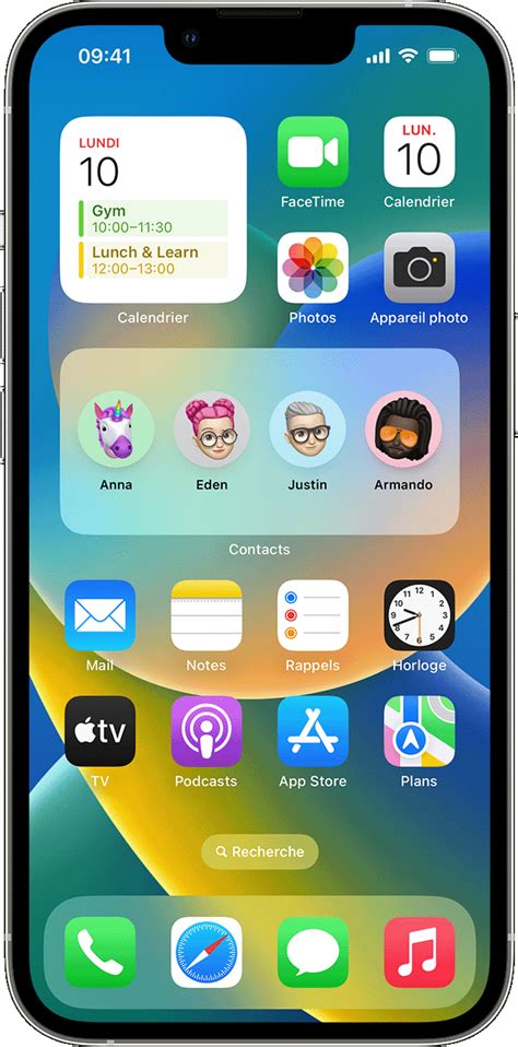 Ajouter Et Modifier Des Widgets Sur Votre IPhone Assistance Apple FR