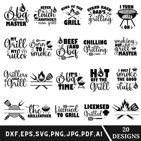 Barbecue Svg Bundle Bbq Png Bbq Master Svg Bbq Quotes Svg Grilling