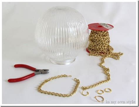 Supplies Needed Diy Hanging Light Outdoor Hanging Lights Glass