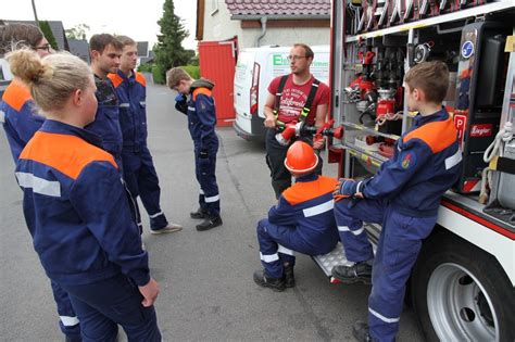 Feuerwehrnachwuchs Trainiert Freiwillige Feuerwehr Klinga F Rderverein