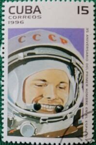 Stamp 35th Anniversary Of First Manned Space Flight Cuba Space Mi CU