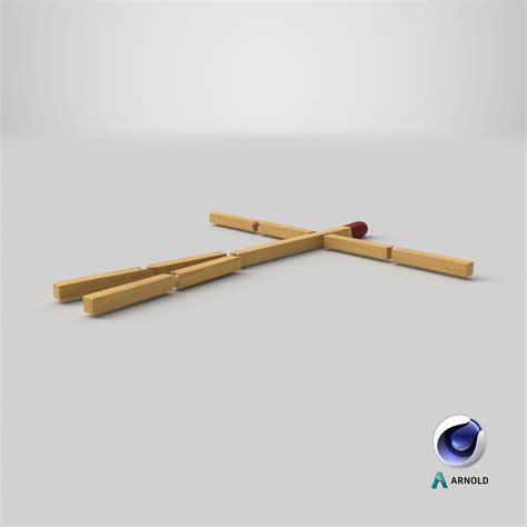 Matchstick Man 3d Model 14 3ds Blend C4d Fbx Max Ma Lxo Obj