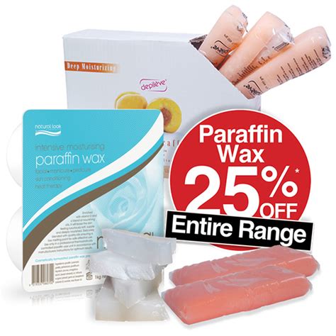 PARAFFIN Wax 20 Off Promo National Salon Supplies