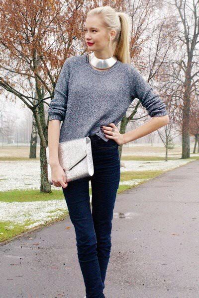 Sweater Ponytail And Neck Piece Sweaters Handm Bags Autumn Fashion