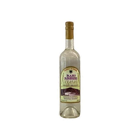 Alba Lejla Distillery Raki Rrushi Skrapari Grape Brandy 750 Ml