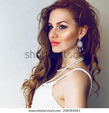 Beautiful Nude Long Hair Brunette Woman Stock Photo Shutterstock