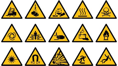 Yellow Danger Signs