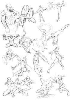 Poses De Pelea Anime Para Dibujar OmahlogDD