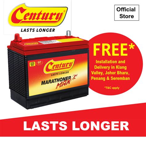 Century Car Battery Official Store EFB Q85 Marathoner Max Klang