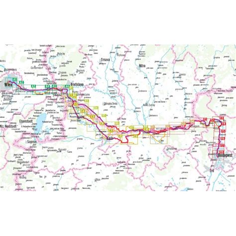 Donau Radweg 3 Von Wien Nach Budapest 1 75 000 LandkartenSchropp De