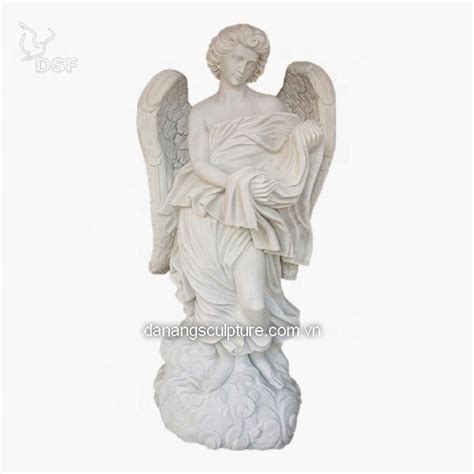 Natural Marble Angel Garden Statue Large Angel Statues Praying White