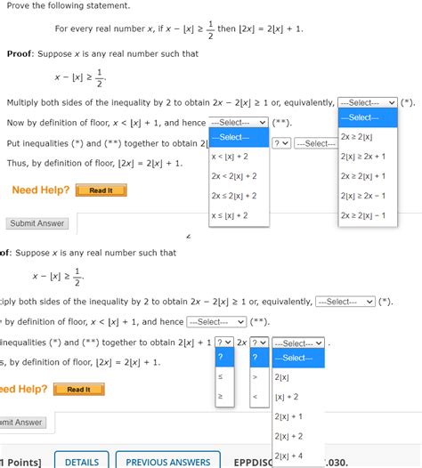 Solved Prove The Following Statement For Every Real Number