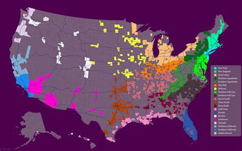 Geo-cultural regions of the United States, but... - Maps on the Web