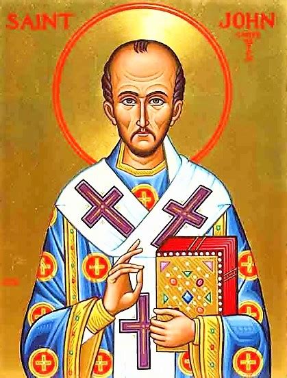 Memorial Of St John Chrysostom Order Of Carmelites