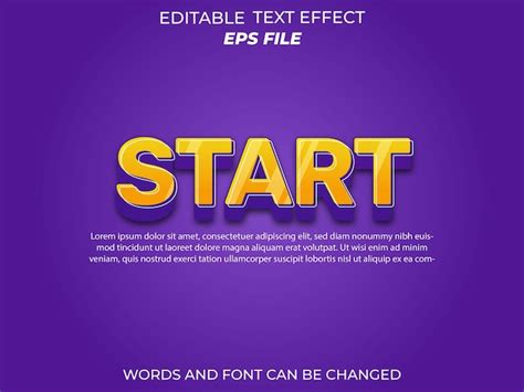 Premium Vector | Star text effect font editable typography 3d text