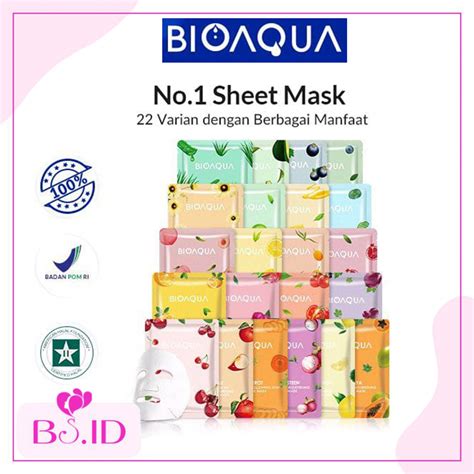 Jual Bioaqua Sheet Mask Hydrating Essence Face Mask Brightening