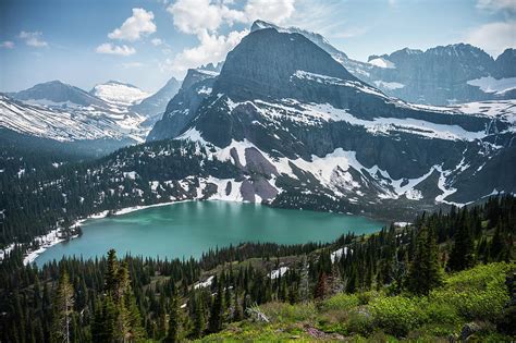 Grinnell Lake In Glacier National Park Photograph By Evan Sloyka Fine