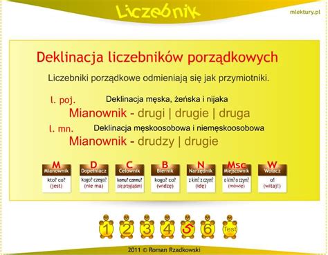 Liczebnik Czm Lekturki Pl