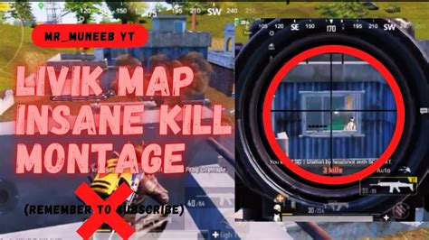 Livik Map Insane Kill Kills Montage Solo Vs Squad Pubg Mobile