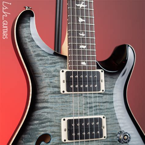 Prs Ce 24 Semi Hollow Electric Guitar Faded Blue Smokeburst Ish Guitars