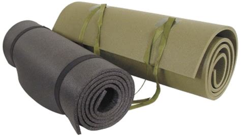 Voodoo Tactical Foam Sleeping Pad Black Made Of 38 Closed Cell Foam