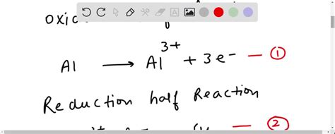 SOLVED Give The Balanced Half Reactions For The Following Redox