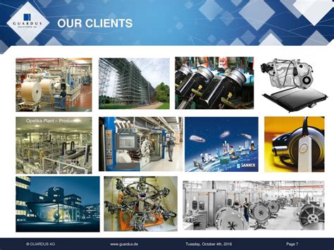 GUARDUS SOLUTIONS AG The IT Partner for Production Industry. - ppt download