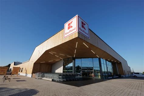 V ústrety udržateľnosti Konštrukcia predajne Kaufland je zo 75 z