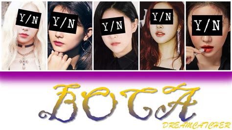 BOCA YOUR GIRL GROUP 5 MEMBER VER HAN ROM ENG COLOUR CODED