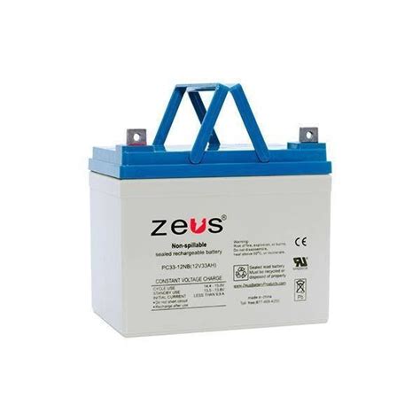 Zeus Battery Products 33ah 12v Nb Sealed Lead Acid Battery Pc33 12nb Zoro