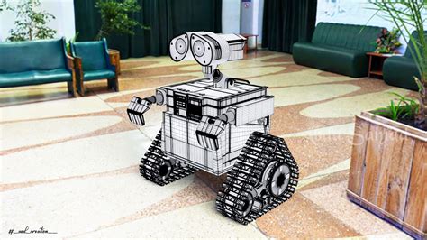 Wall E 3D Model on Behance