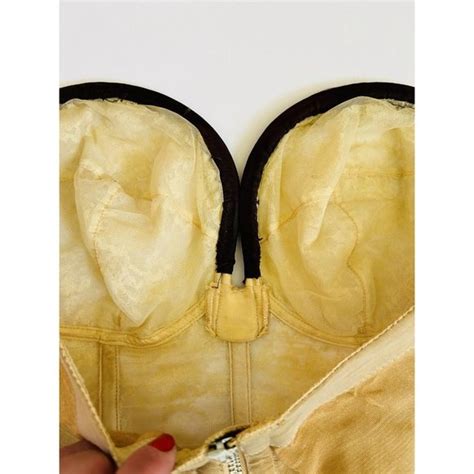 Vintage Intimates Sleepwear Vintage 94s Lace Metal Zip Corset Girdle Lingerie Shapewear