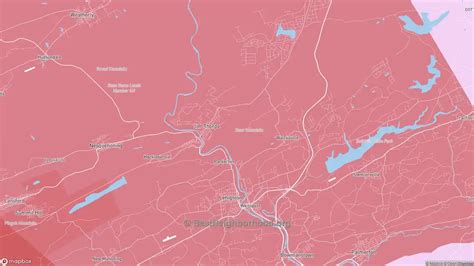 Carbon County Pa Political Map Democrat And Republican Areas In Carbon