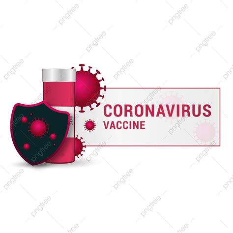 รูปภาพประกอบวัคซีน Coronavirus แยกต่างหากบนพื้นหลังโปร่งใส Png