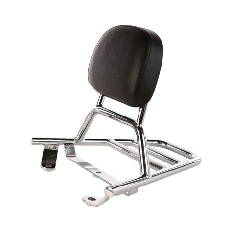 Prima Rear Rack Chrome Backrest Genuine Urbano Scootsusa