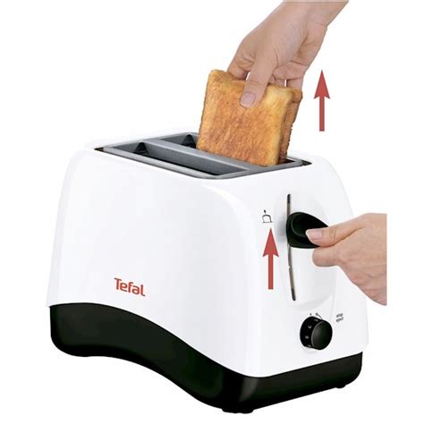 ტოსტერი Tefal TT130130, 870W, Toaster, White | I69808 | TT130130 ...