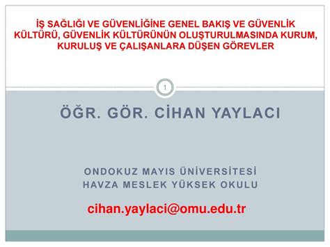 Ondokuz mayıs üniversitesi Havza meslek yüksek okulu ppt indir