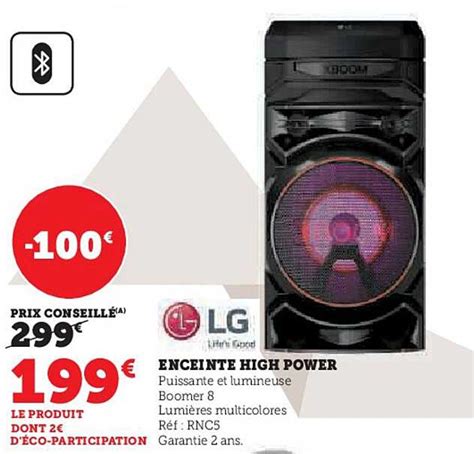 Promo Enceinte High Power Lg Chez Hyper U Icatalogue Fr