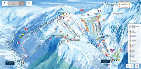 Ski Map Of Chamonix - Corny Tiphanie