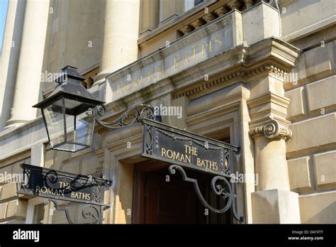 The Roman Baths Bath England Stock Photo Alamy