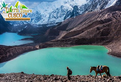 Trekking Through The Lagoons Of Ausangate All Day Tayra Tours Cusco