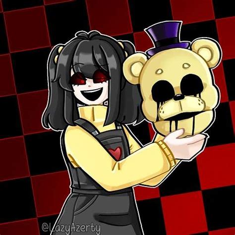 Solve FNAF - Cassidy with her Golden Freddy Mask jigsaw puzzle online ...