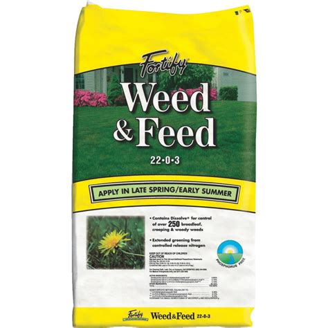 Fortify Weed And Feed Lawn Fertilizer With Weed Killer