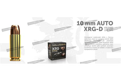 10 mm AUTO XRG Defence 8 4 g 130 gr Sellier Bellot Zbraně Liberec