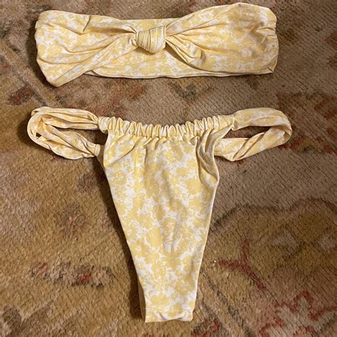 Bandeau Bikini Set Depop