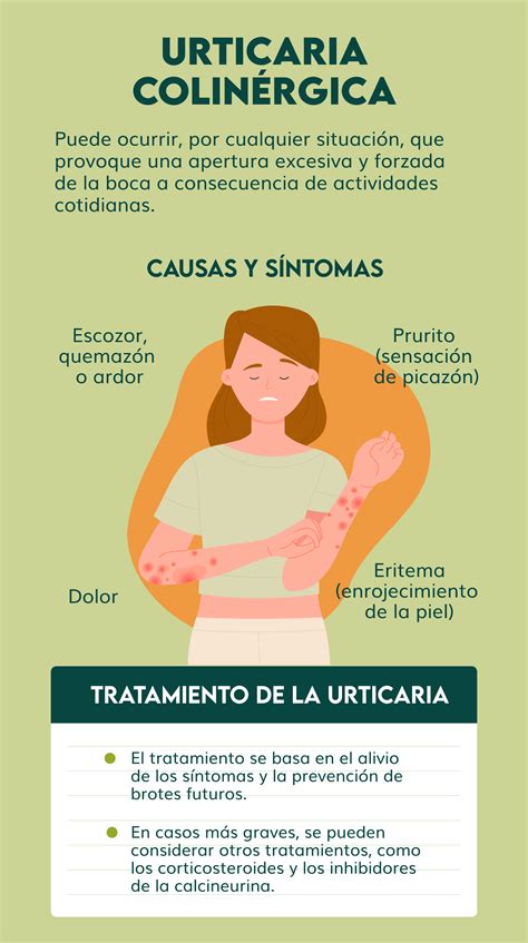 Urticaria colinérgica causas y tratamientos DKV