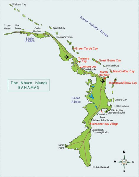 Abaco Islands Map • Mappery