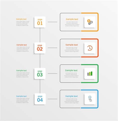 Premium Vector Creative Business Infographic Template With Options