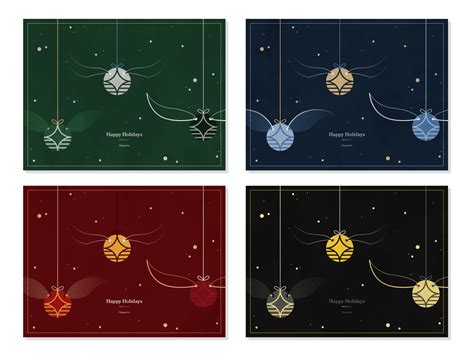 Hogwarts Holiday Card by Nick Labate on Dribbble